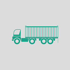 Image showing Container truck icon