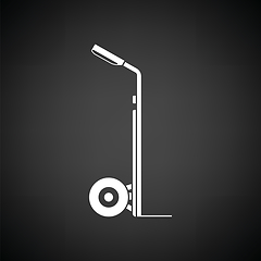 Image showing Warehouse trolley icon