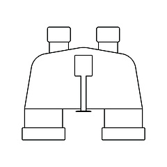 Image showing Icon of binoculars