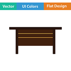 Image showing Boss office table icon
