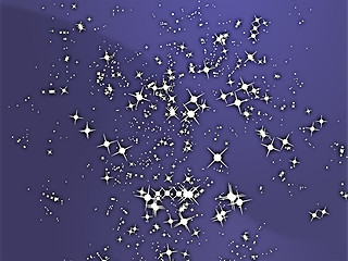Image showing Sparks of floating light illustration