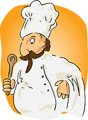 Image showing Cartoon chef