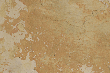 Image showing Old beige and cream wall texture