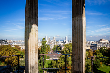 Image showing Sibyl temple in Buttes-Chaumont Park, Paris