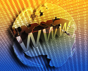 Image showing WWW Internet