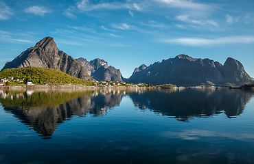 Image showing Lofoten is an archipelago in the county of Nordland, Norway.