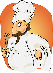 Image showing Cartoon chef