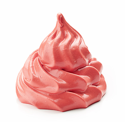 Image showing pink whipped cream