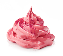 Image showing pink whipped cream