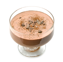 Image showing chocolate mousse dessert