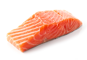 Image showing fresh raw salmon filet