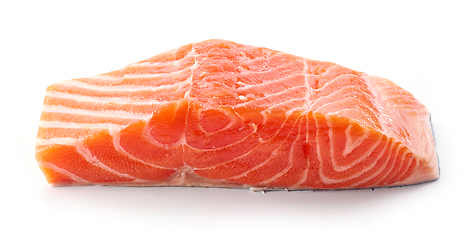 Image showing fresh raw salmon filet