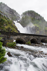 Image showing Lotefossen, Hordaland, Norway