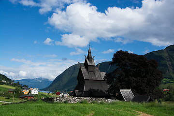 Image showing Hopperstad Stave Church, Sogn og Fjordane, Norway