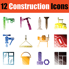 Image showing Construction icon set