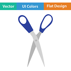 Image showing Tailor scissor icon