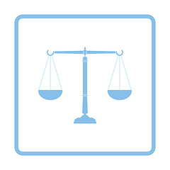 Image showing Justice scale icon