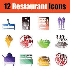 Image showing Restaurant icon set