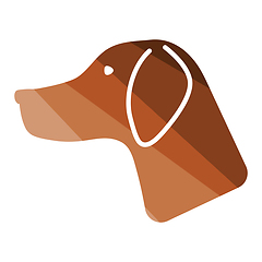 Image showing Hunting dog had  icon