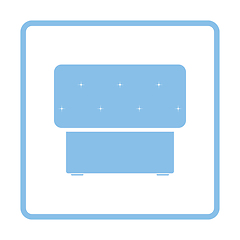 Image showing Bedroom pouf icon