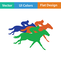 Image showing Horse ride icon