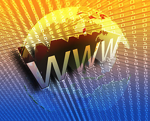 Image showing WWW Internet