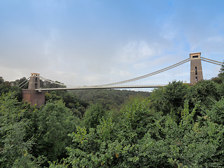 Image showing Clifton Suspension Bridge in Bristol