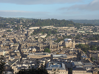 Image showing Aerial view of Bath