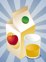 Image showing Apple juice