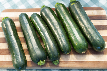 Image showing Green Zucchini Summer Squash