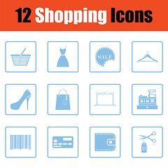 Image showing Shopping icon set