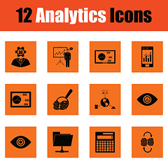 Image showing Analytics icon set