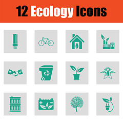 Image showing Ecology icon set