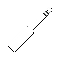 Image showing Music jack plug-in icon