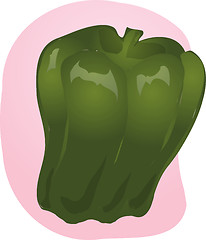 Image showing Bell pepper illustration