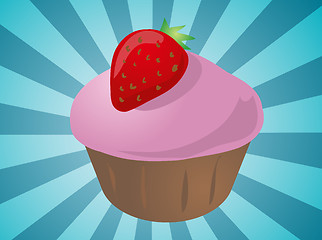 Image showing Cupcake illustration