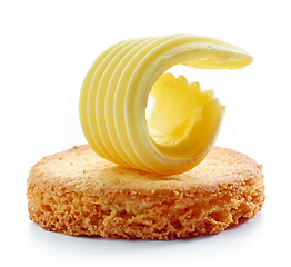 Image showing butter curl on cookie