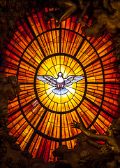Image showing Throne Bernini Holy Spirit Dove, Saint Peter\'s Basilica in Rome