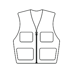 Image showing Icon of hunter vest