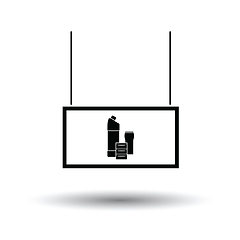 Image showing Household chemicals market department icon