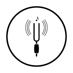 Image showing Tuning fork icon