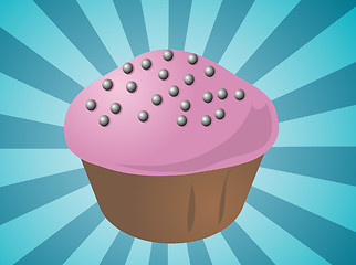 Image showing Cupcake illustration