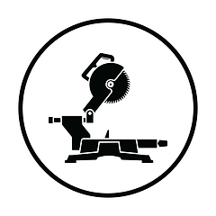 Image showing Circular end saw icon