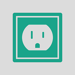 Image showing Electric outlet icon