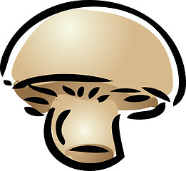Image showing Mushroom illustration