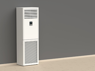 Image showing Big floor standing air conditioner