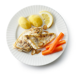 Image showing roasted zander filet