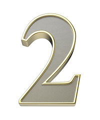 Image showing Golden number 2