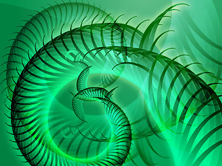 Image showing Swirly spiral grunge