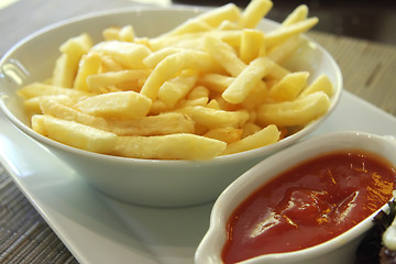 Image showing Fancy french fries